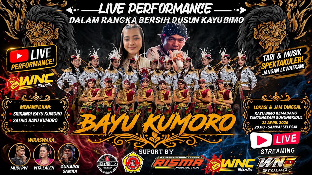 🔴 LIVE BAYU KUMORO - BERSIH DUSUN KAYU BIMO KEMADANG | TANJUNGSARI GUNUNGKIDUL | WNC STUDIO