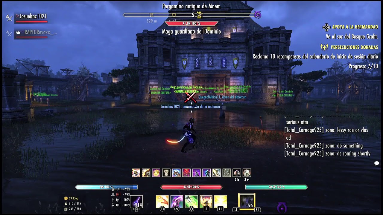 The Elder Scroll pvp ganker y 1vsx