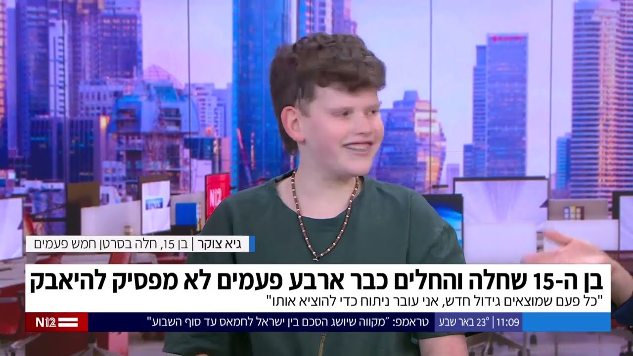 משדר התרמה 2025 - גיא צוקר ורעות מצקין - תכניות הנוער של גדולים מהחיים