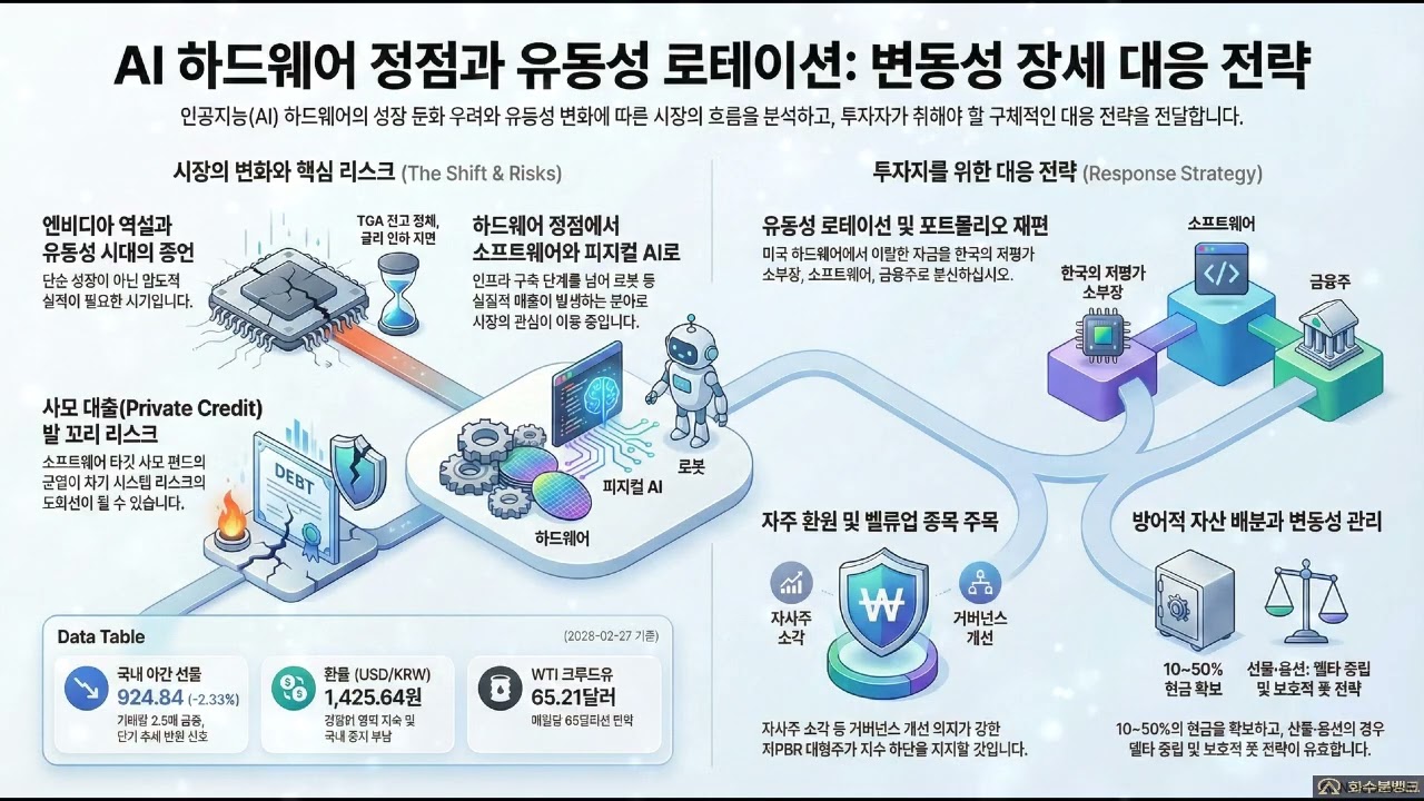AI 하드웨어 정점론과 유동성 로테이션: 변동성 확대 국면의 대응 전략