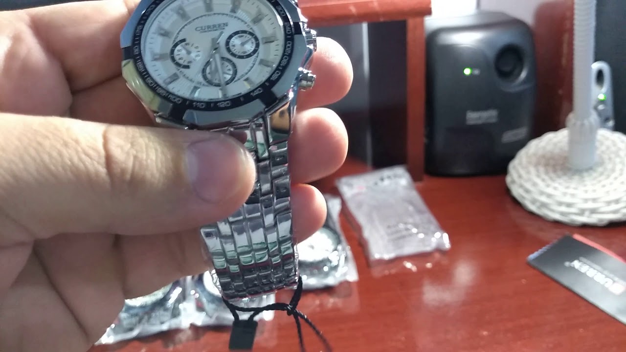 Review rel&oacute;gios curren modelo 8084