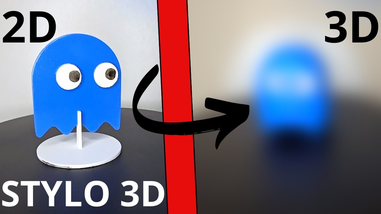 Fabriquer le fantôme de Pacman avec un stylo 3D