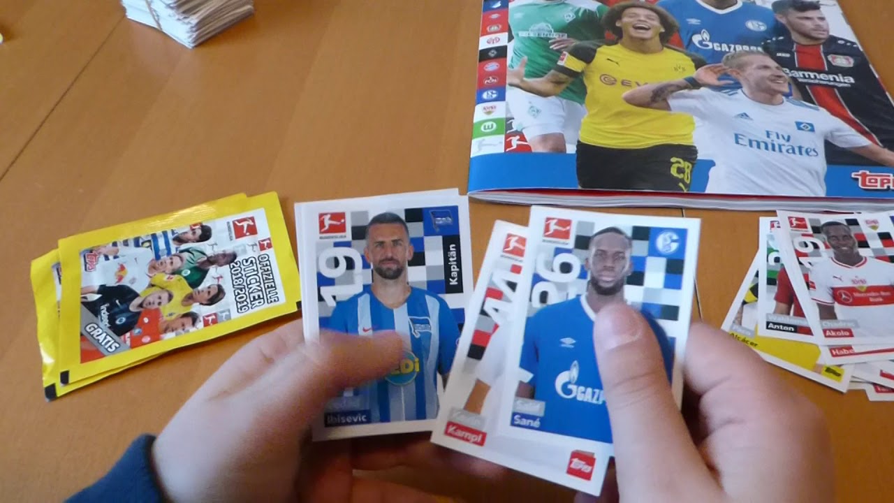 Topps Bundesliga Sticker 2018 / 2019 Päckchen 16 UNBOXING einkleben Danke ihr Lieben : )