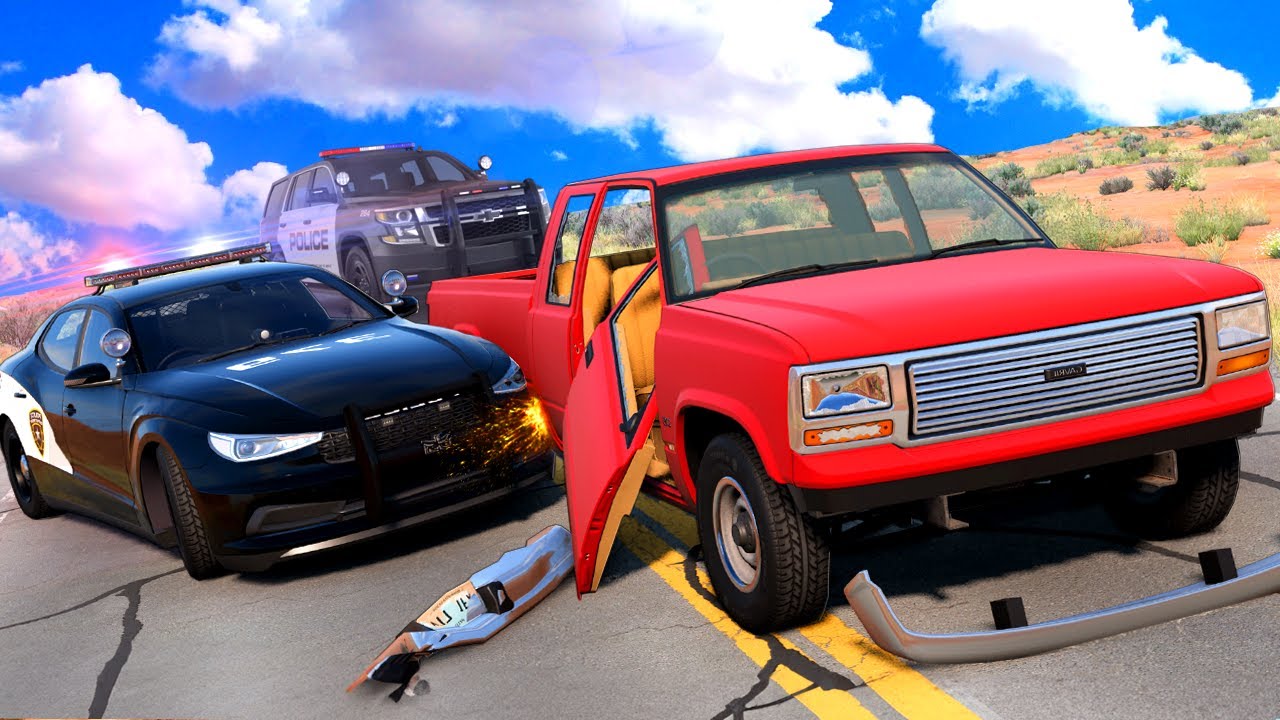 This Mod Makes Police Chases 1000% Harder in BeamNG Drive!