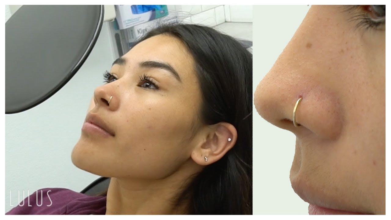 WATCH THIS Before Changing Your Nose Piercing To A Ring!!