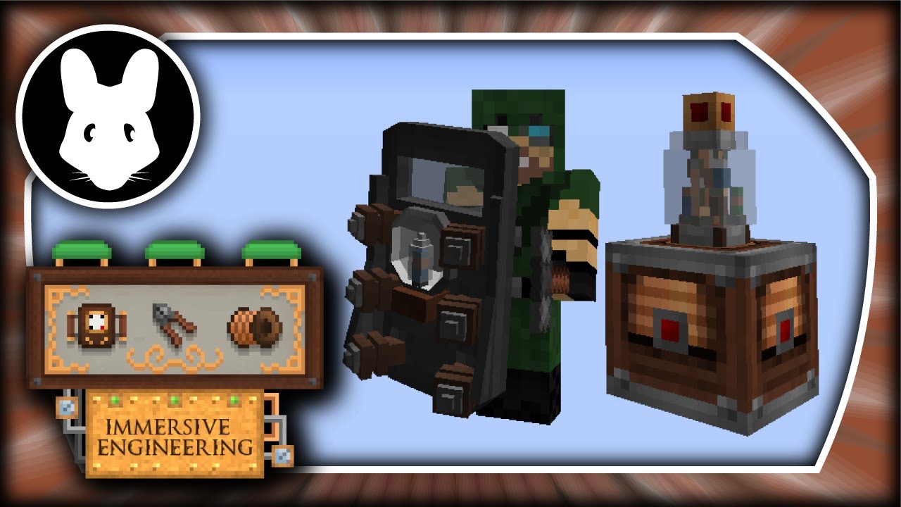 Immersive Engineering: Shield, Redstone Probe Connector, Turntable, & new Minecraft 1.12!