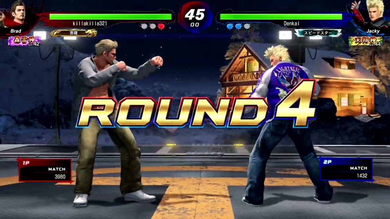 ジャッキー極めるとこんなに強い  轟雷神 ブラッド vs 天翔神 ジャッキー  バーチャファイター eスポーツ VFES VirtuaFighterEsports バーチャES VFWX VF5US