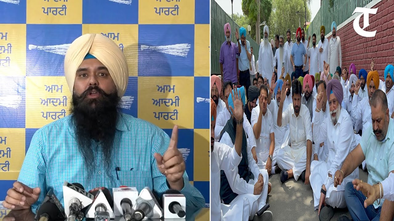 AAP's Malwinder Kang blames Cong leaders for dharna at CM&rsquo;s house