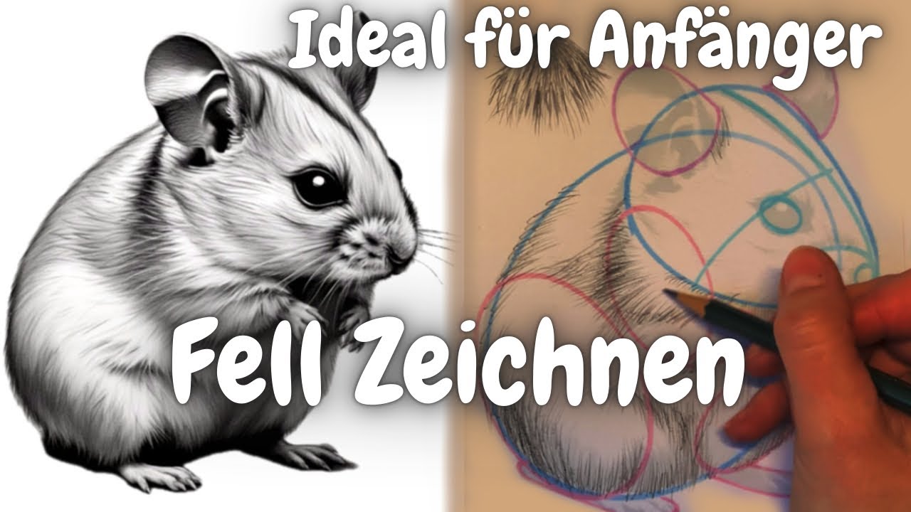 Fell Zeichnen für Anfänger - Schritt für Schritt Anleitung ❤️ KreAktiv Kalender Tag 9 