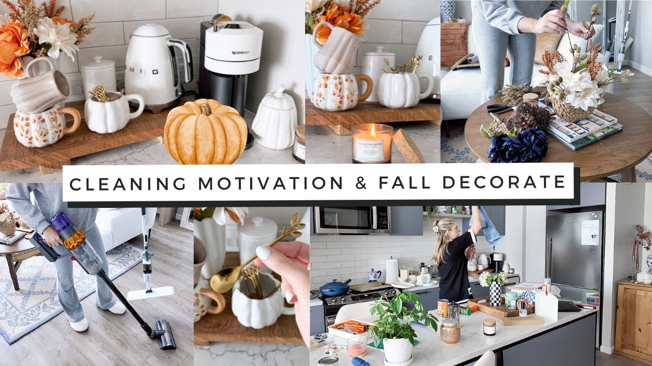 Cleaning Motivation | Clean & Decorate for Autumn! Fall home decor and cleaning