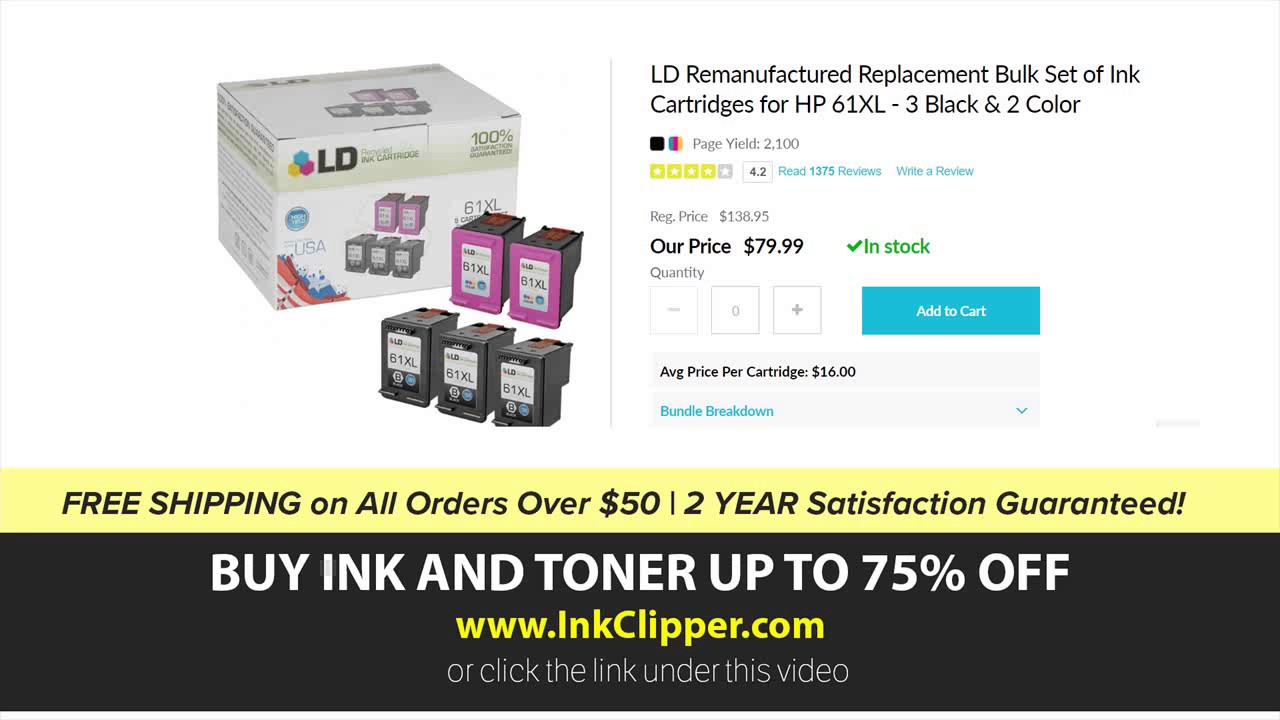 HP Deskjet F2480 Printer Ink Cartridge