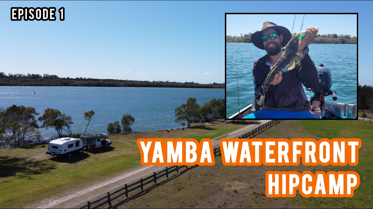 Рыбалка в хиппи-лагере Yamba Waterfront с тремя собаками | Можно с домашними животными | Караван ...
