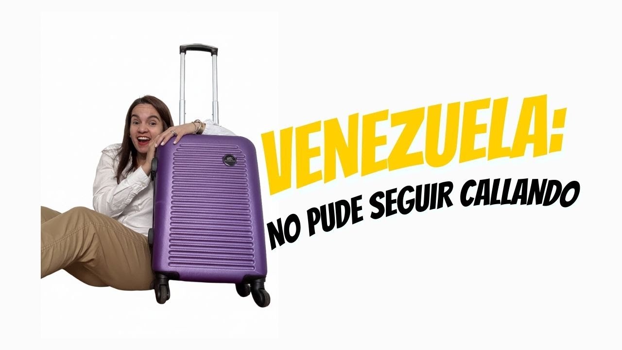 Venezuela: no pude seguir callando