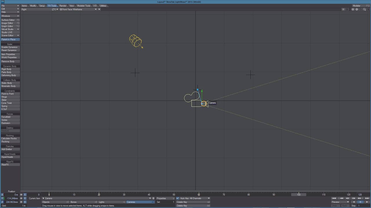 How to use the new Dynamic Parenter in LightWave 2015
