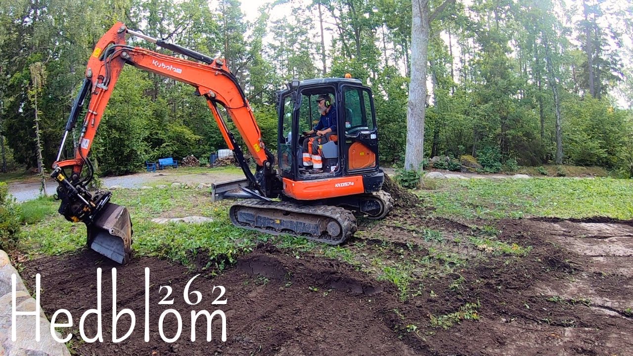 New conditions for a new lawn -Excavator Time Lapse (ep.262)