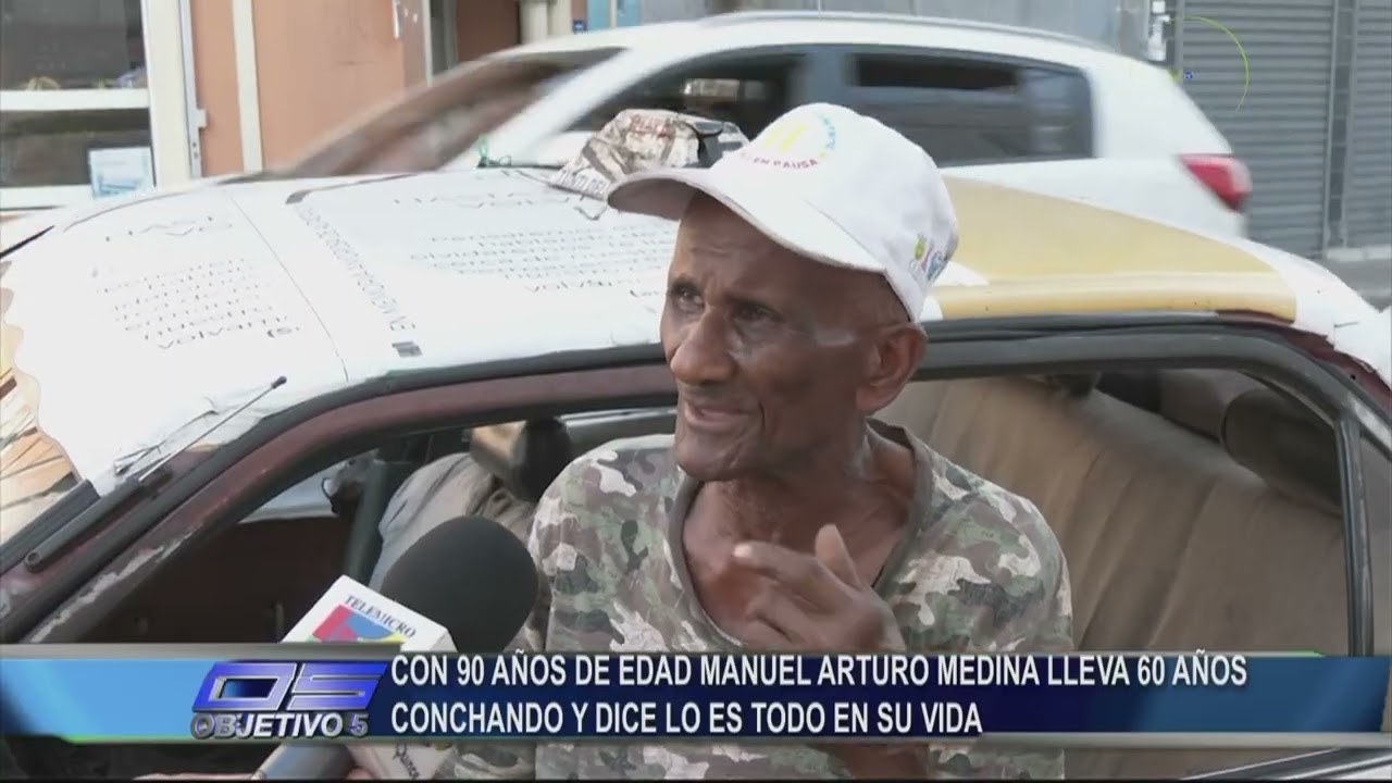 Con 90 años Manuel Arturo Medina lleva 60 años conchando y dice lo es todo en su vida | Objetivo 5