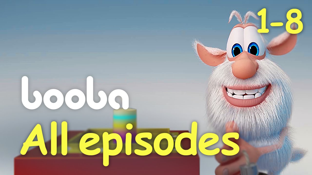 Booba Animated shorts compilation (Episodes 8-1) funny cartoons буба KEDOO Animations 4 kids