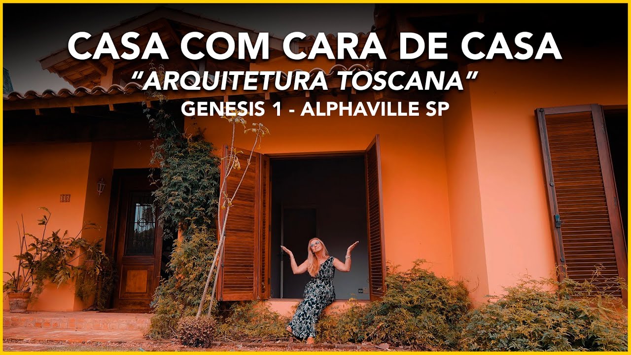 CASA COM CARA DE CASA EM ALPHAVILLE S&Atilde;O PAULO - Condom&iacute;nio Genesis 1