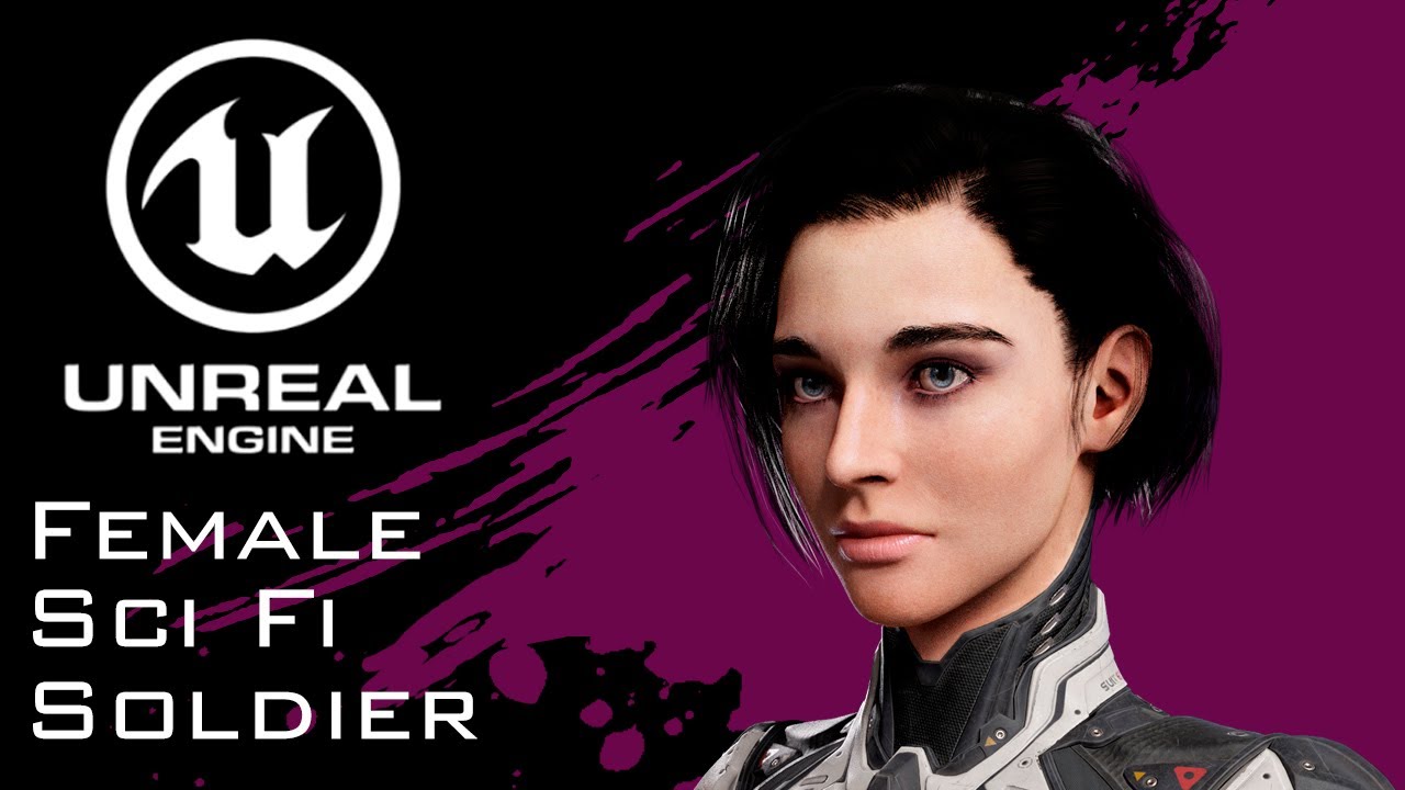 Female Sci Fi Soldier