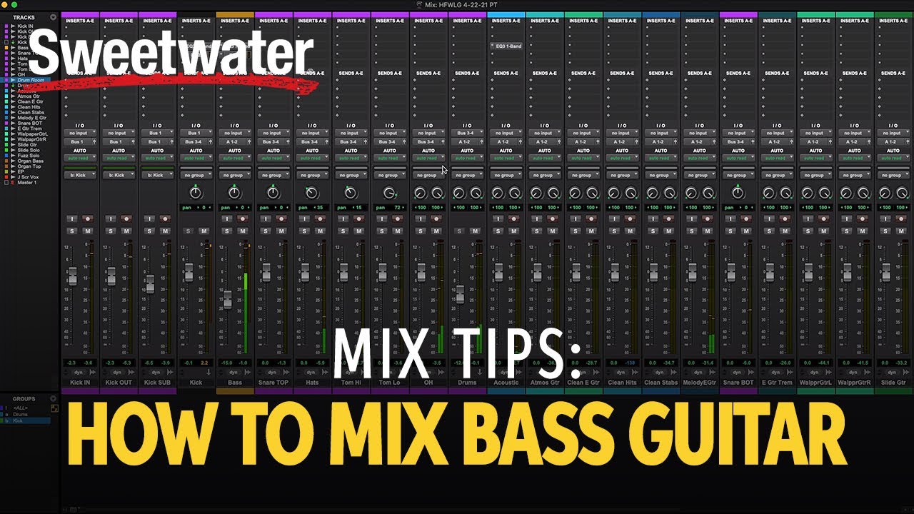 Mix Tips: How to Mix Bass Guitar