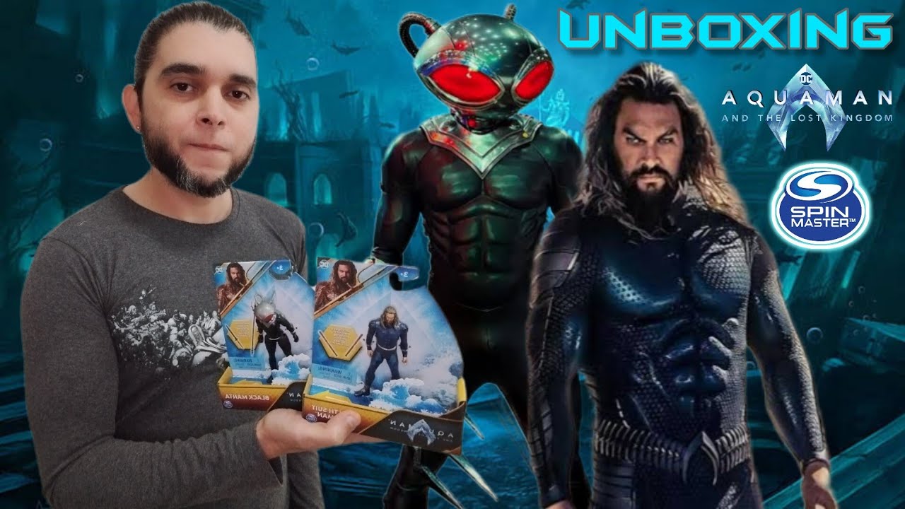 Aquaman 🧜🏻‍♂️ Figuras 3.75 spin Master - De La  Nueva Película The Lost Kingdom 🌊🔱
