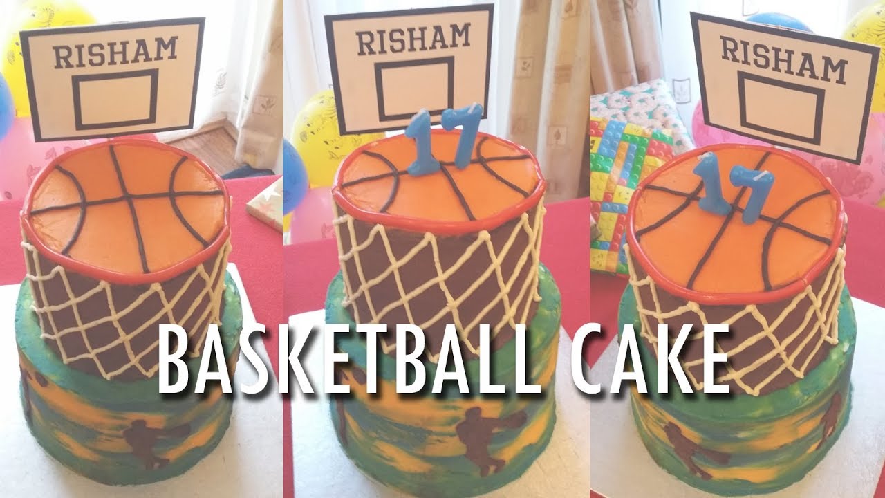 Basketball Cake Decorating (Stephen Curry/Golden State Warriors)