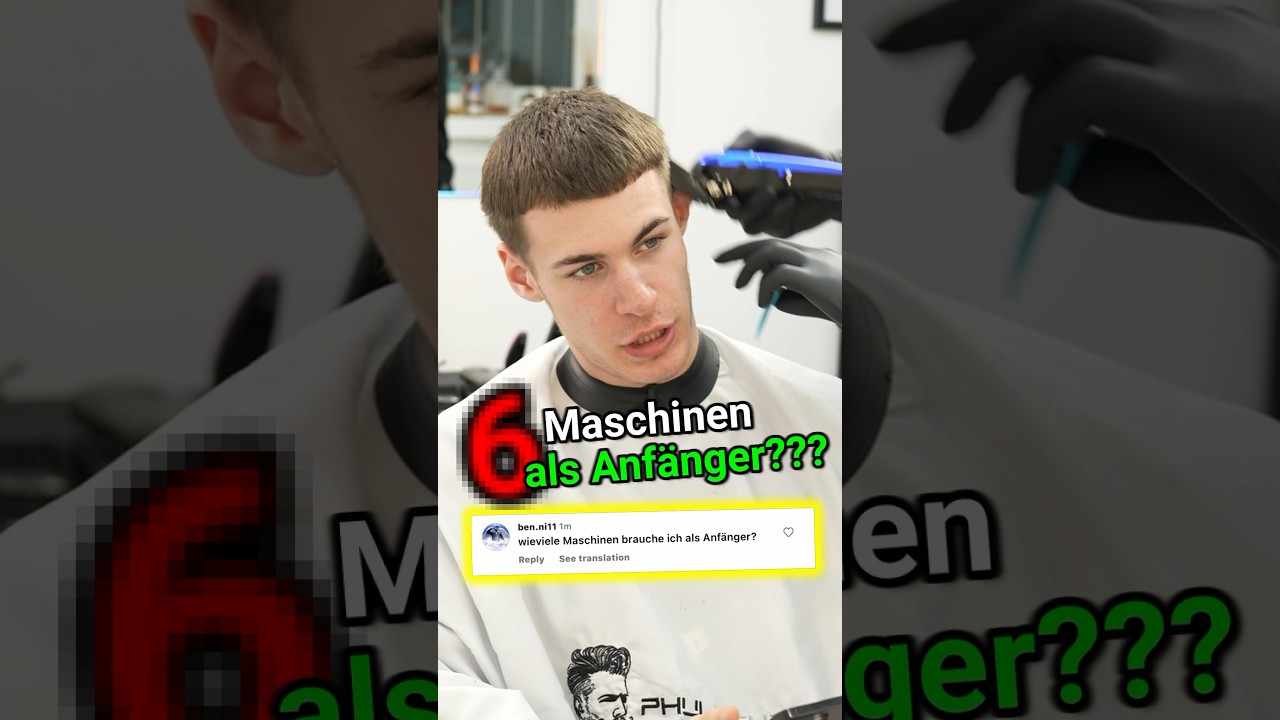 Heute zeige ich dir, welche Maschinen du als angehender Barber brauchst! 💇‍♂️✨ 