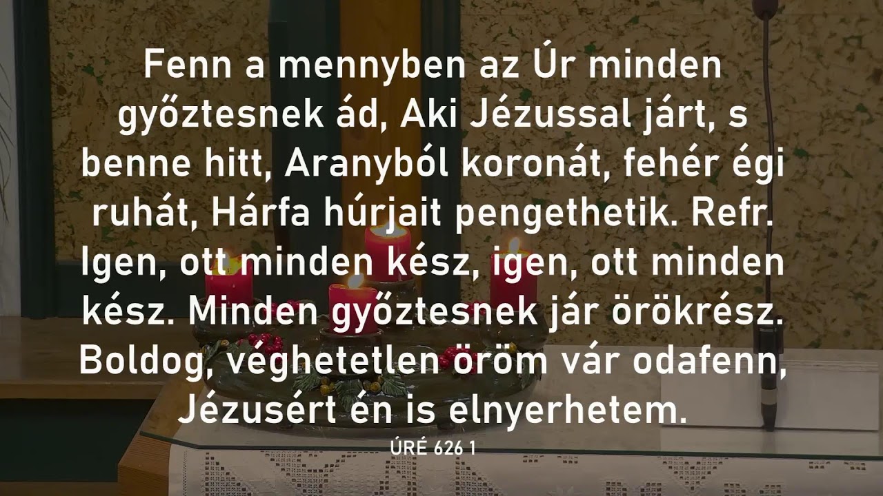 Kispest Rózsatér Istentisztelet 2025.12.21.