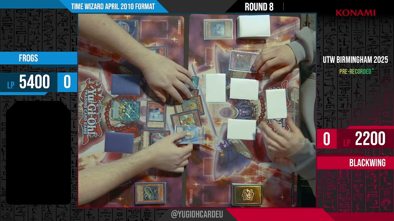 Round 8 - Frogs vs Blackwing - Ultimate Time Wizard 2010 YCS Birmingham 2025