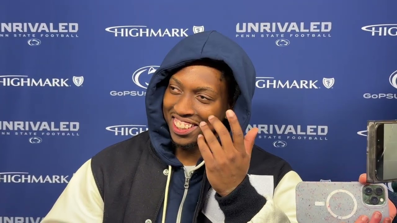 Penn State RB Kaytron Allen explains what PSU means to him after breaking All-Time rushing record