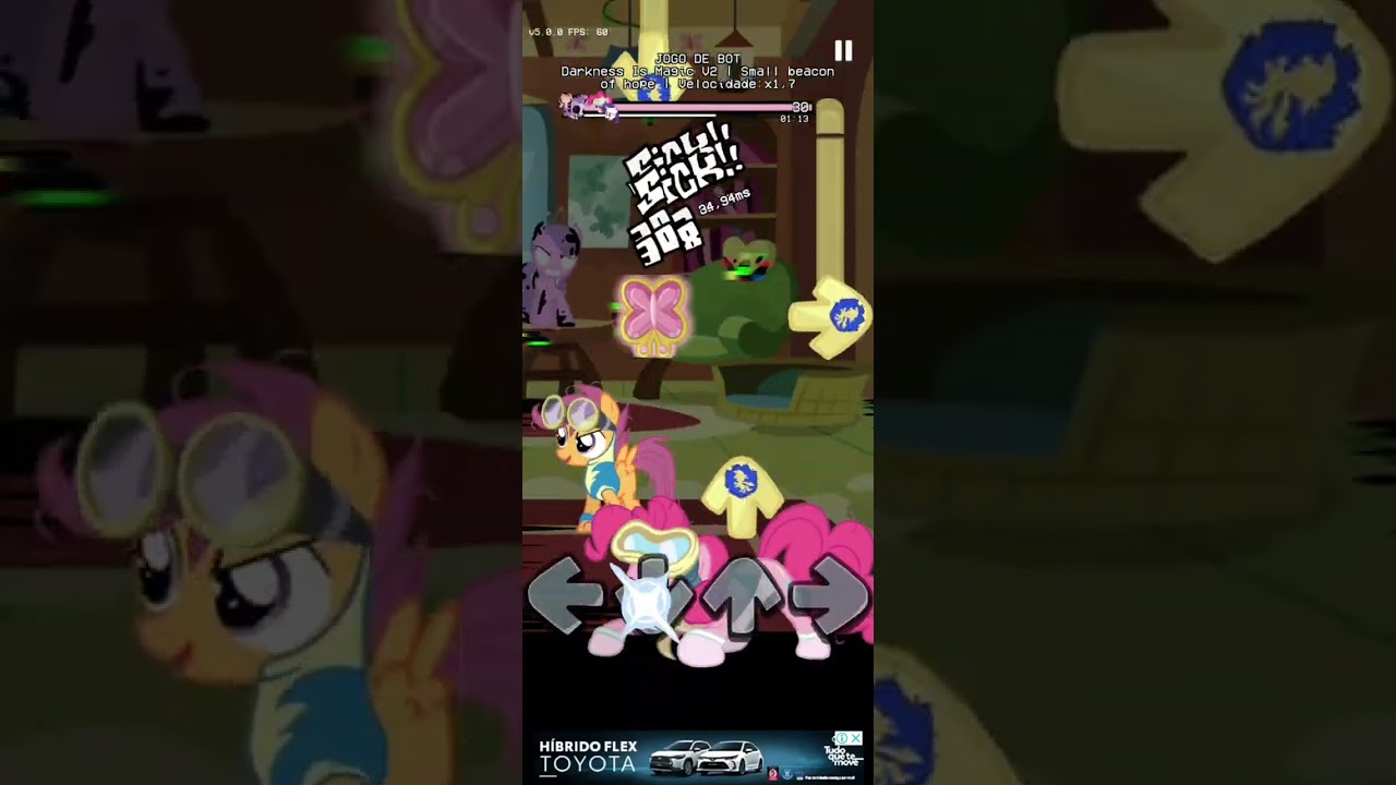 VS Fluttershy but Pinkie SING'S IT