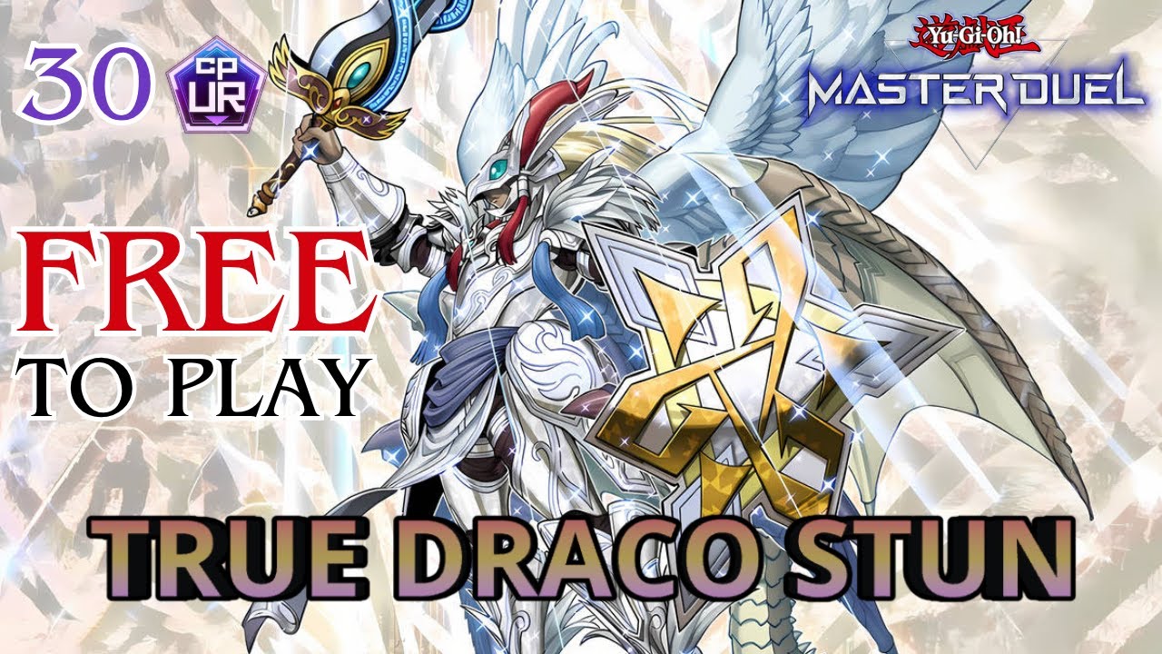 True Draco Stun! Free To Play! Anti Meta! Ranked Gameplay & Deck Profile [Yu-Gi-Oh! Master Duel]
