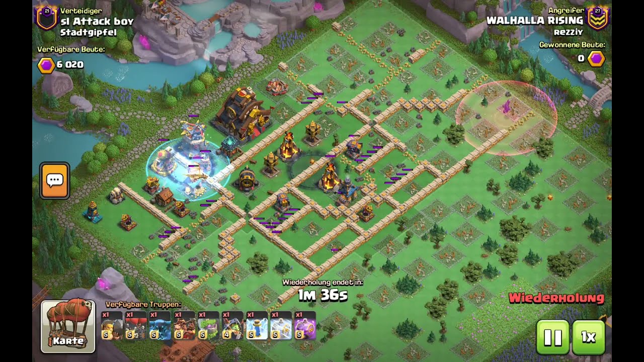 COC Raid: Peak 2 Shot, Golem vs TH and 2 Inferno