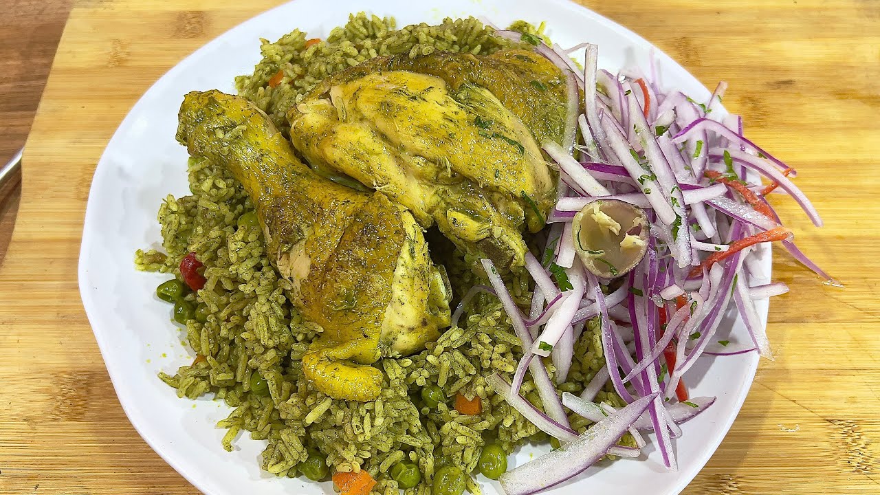 ARROZ CON POLLO CASERO BIEN SABROSO Y RENDIDOR 😍🔥