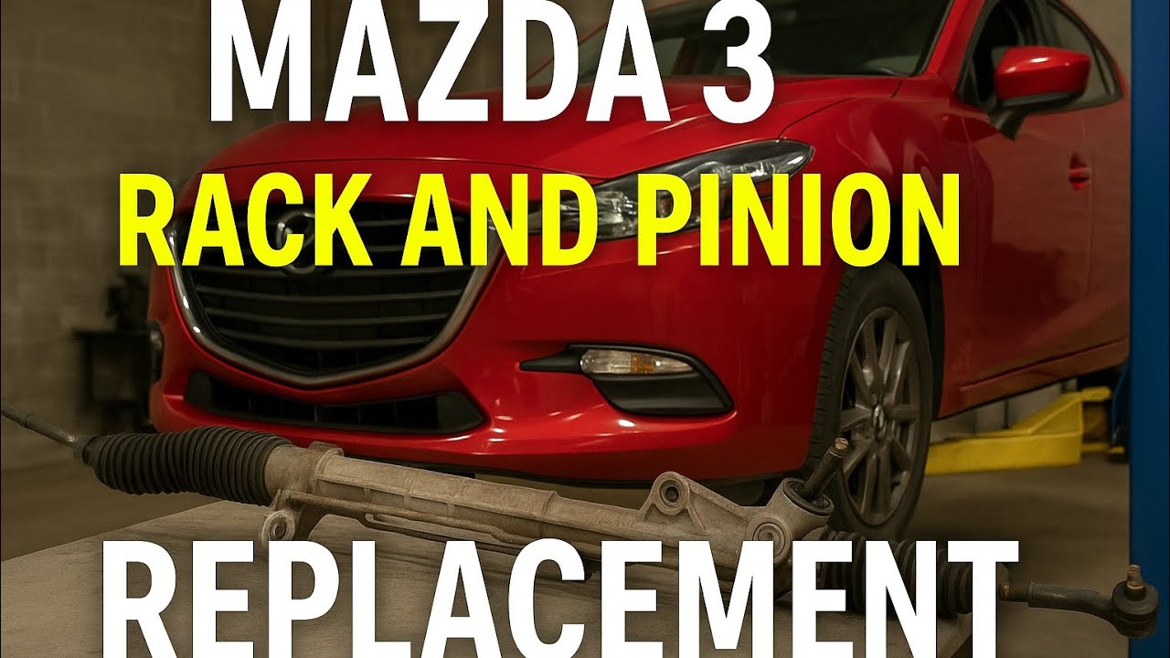Как заменить рейку и шестерню Mazda 3 2013