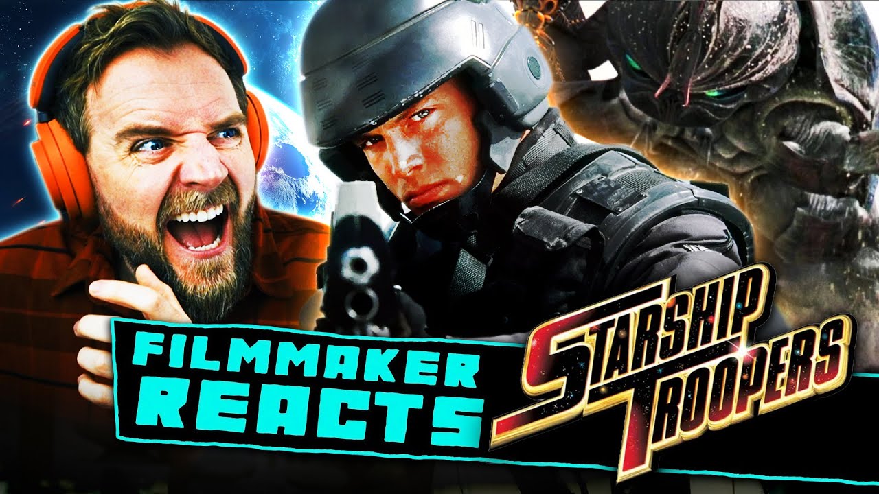 FILMMAKER REACTS: STARSHIP TROOPERS (1997) MOVIE REACTION!