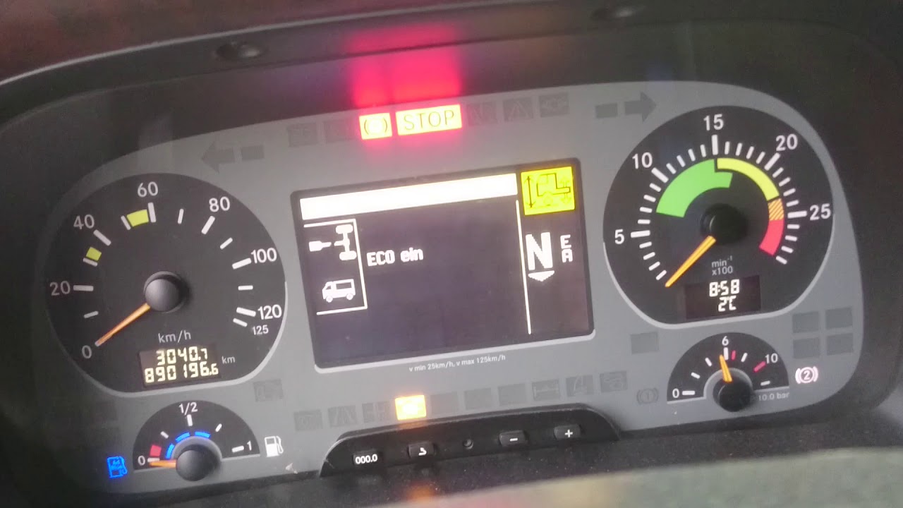 Actros Mp2 1844 startup