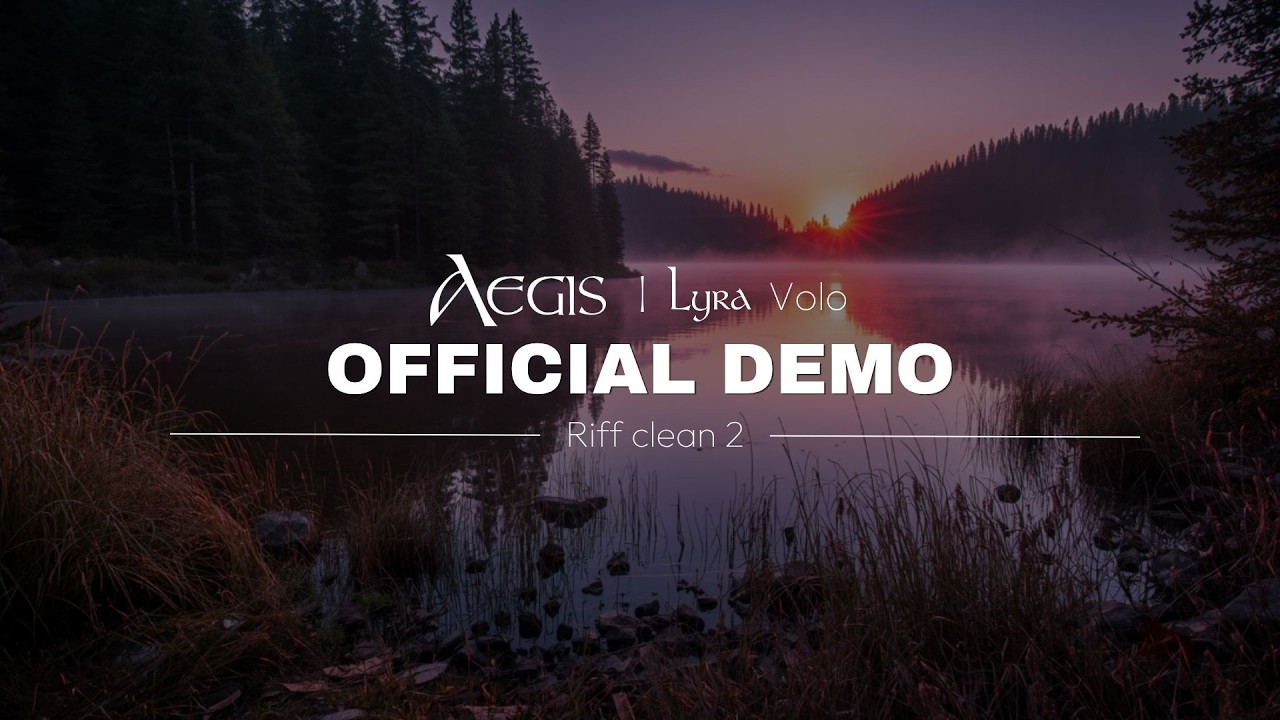 AEGIS GUITARES | Lyra Volo - Official Demo (Riff Clean 2)