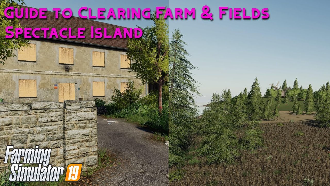 Guide to Clearing Farm & Fields on Spectacle Island - FS19 - PS4 - Farming Simulator 19