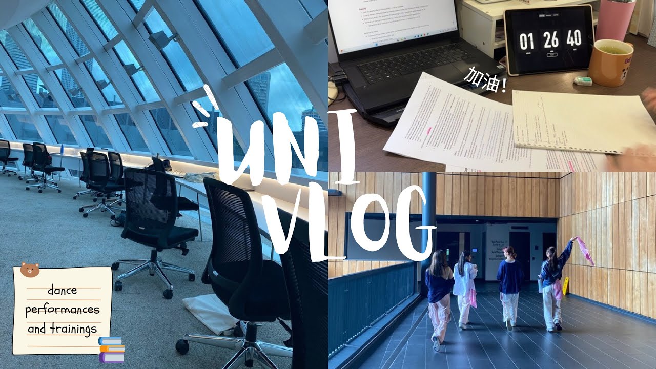 uni vlog ☁️ | burning out from balancing uni and dance