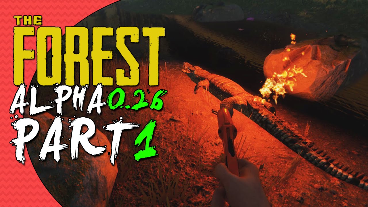 The Forest Alpha 0.26 UPDATE! - CROCODILE ATTACK! + UPDATES GALORE!