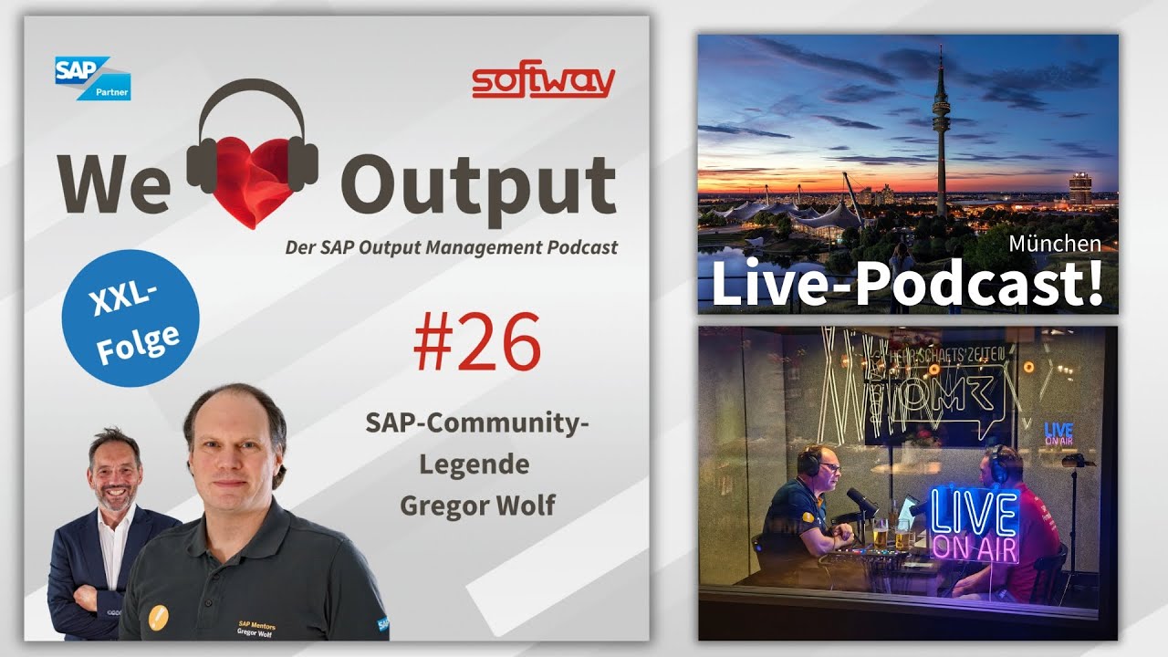 SAP-Community-Legende Gregor Wolf | Folge 26 | We ♥️ Output Podcast