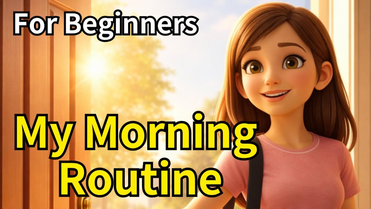 My Morning Routine | Slow English Listening Practice (Beginners)