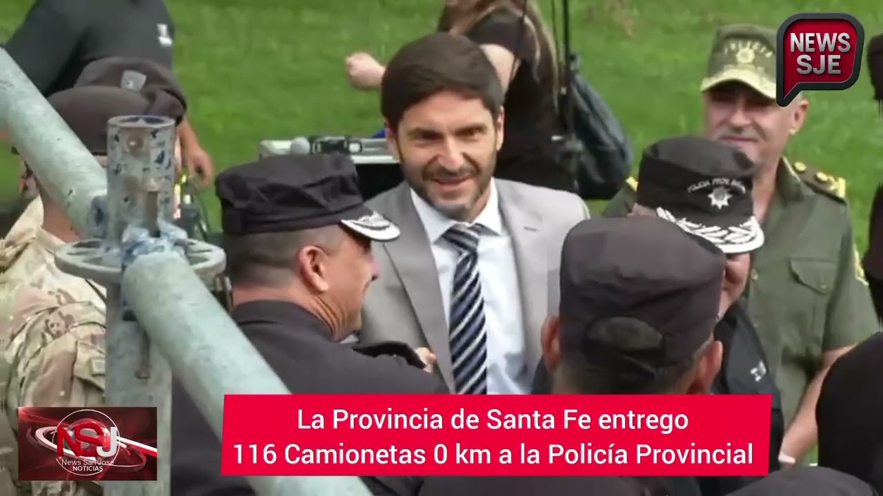 NEWS SJE NOTICIAS: Entrega de camionetas a la Policía 