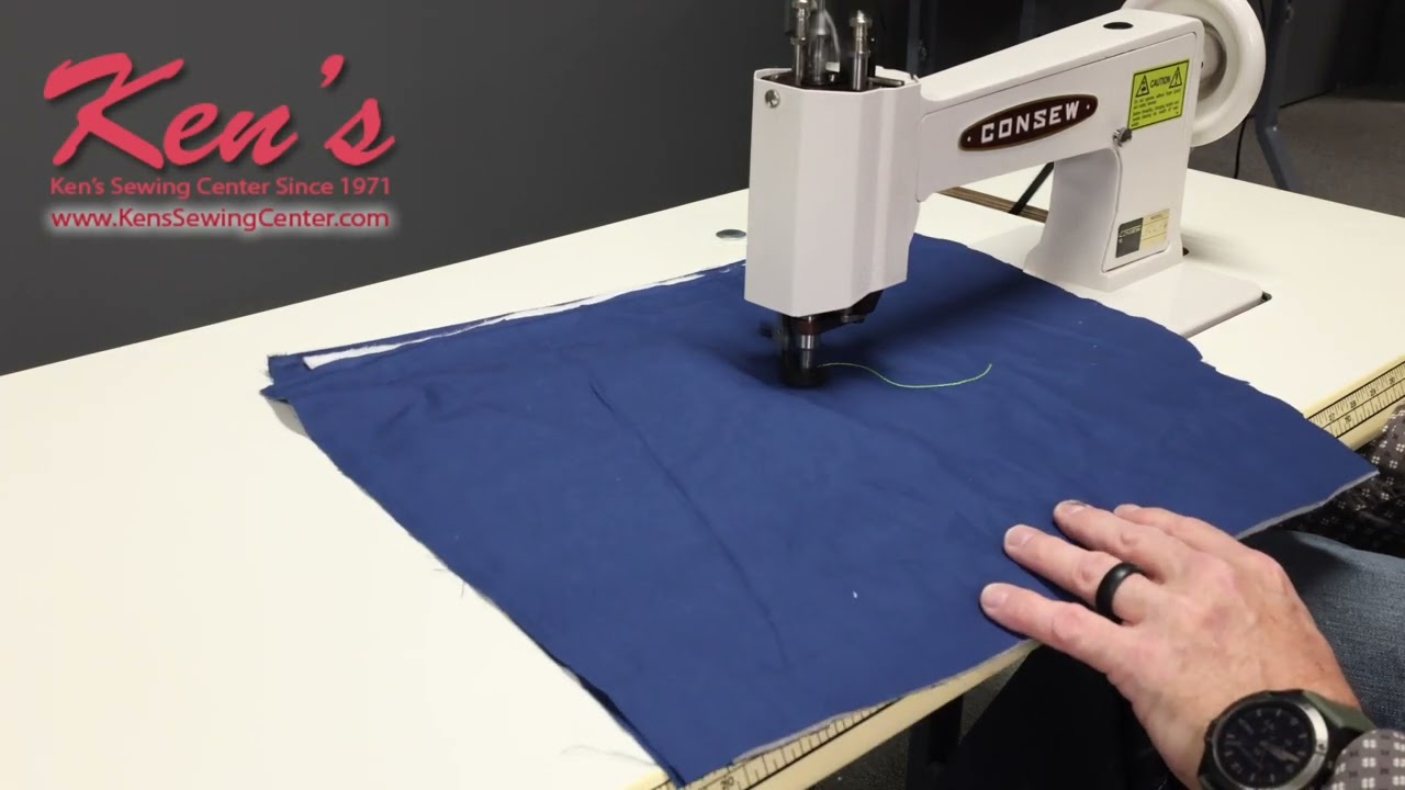 Consew 104-1T Chainstitch Sewing, Embroidery, and Quilting Machine