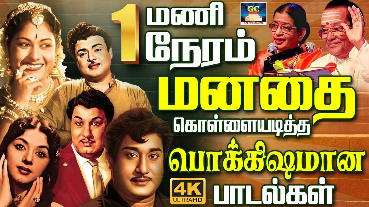 1மணி நேரம் மனதை கொள்ளையடித்த பொக்கிஷமான பாடல்கள் | TMS & P. Susheela Love Songs | 4K