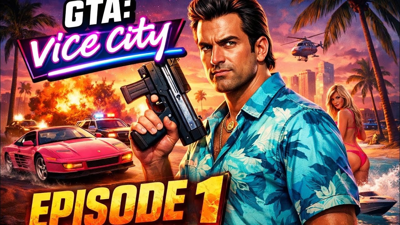 🔥 GTA Vice City EP 1 – From Zero to Don of Vice City! 💸🚗