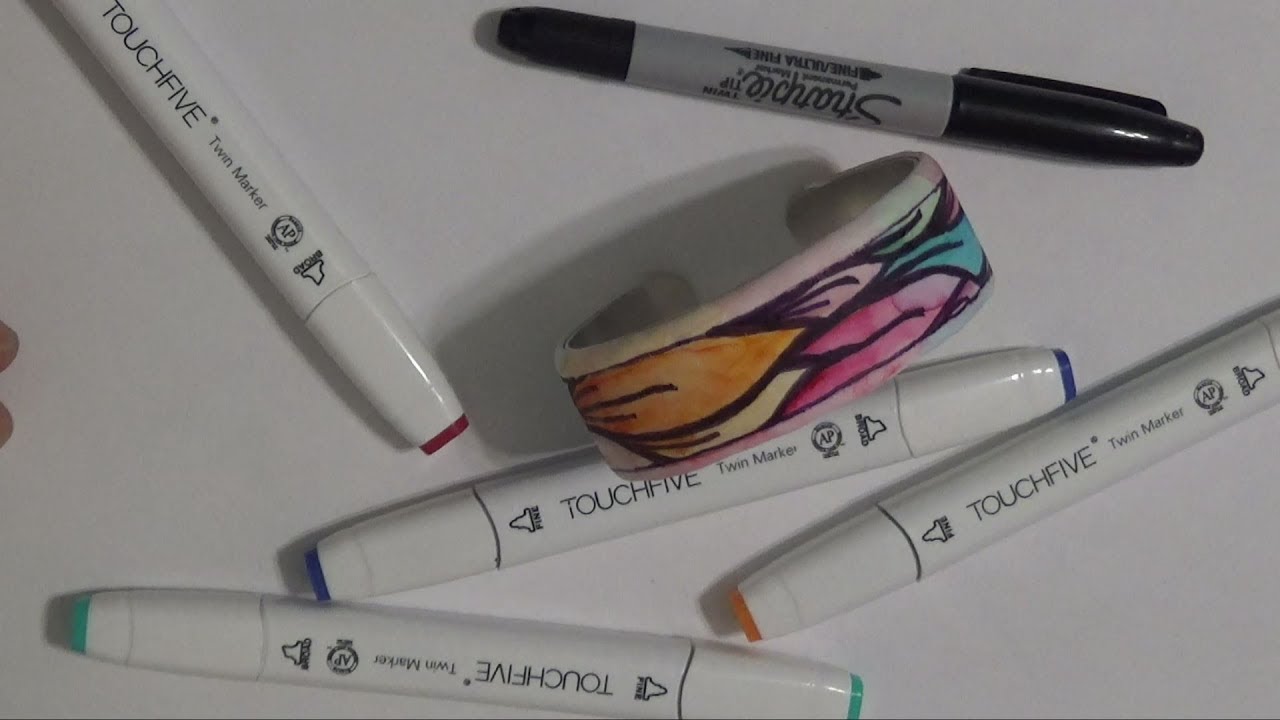 Transfer Your Own Drawing onto a Polymer Clay Bracelet