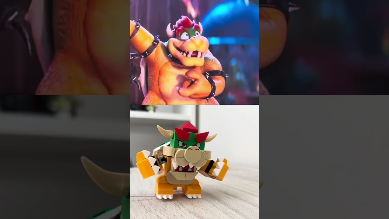 The Super Mario Galaxy Movie Ft. Bowser 🐢🔥 (LEGO VS. Movie) #lego
