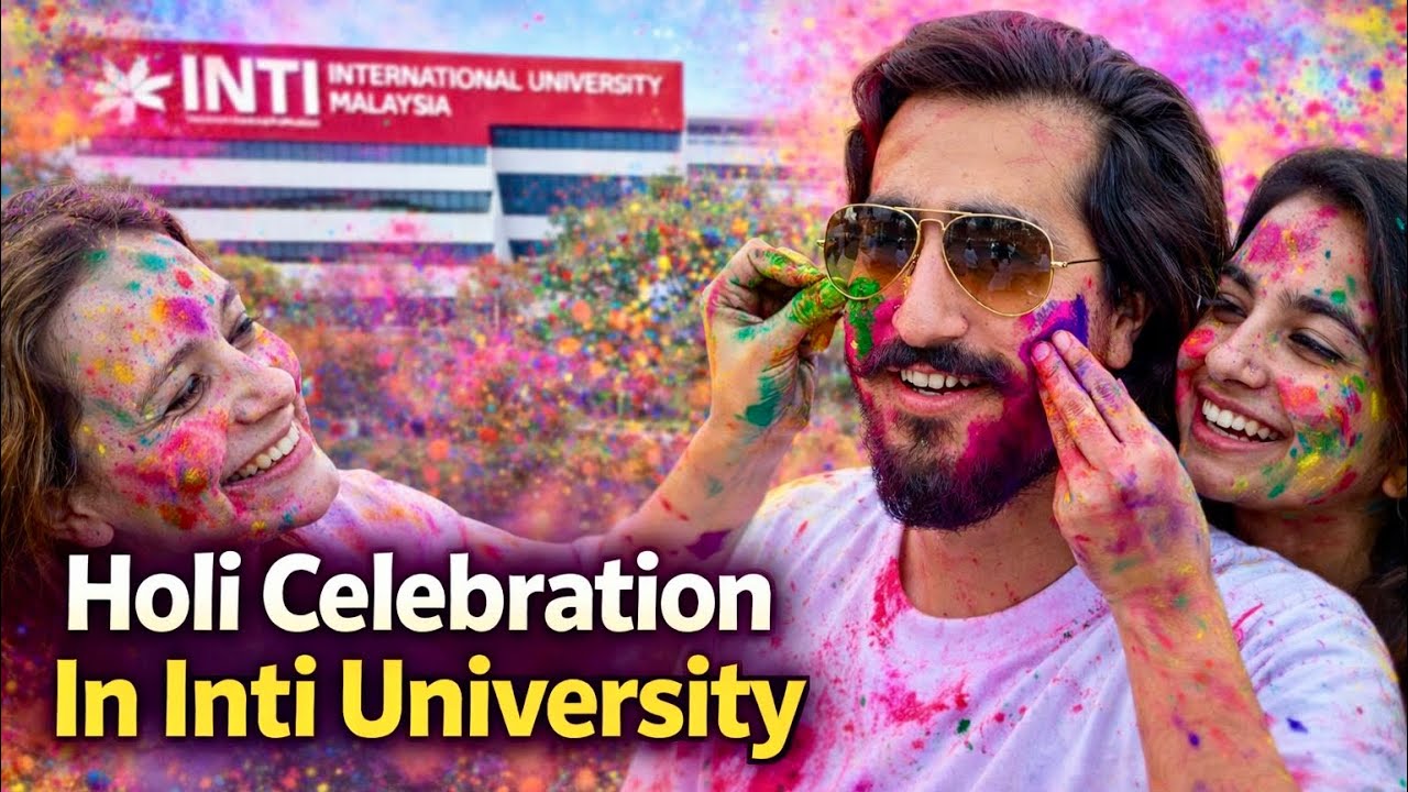 First Holi Celebration In Malaysia😍🇲🇾